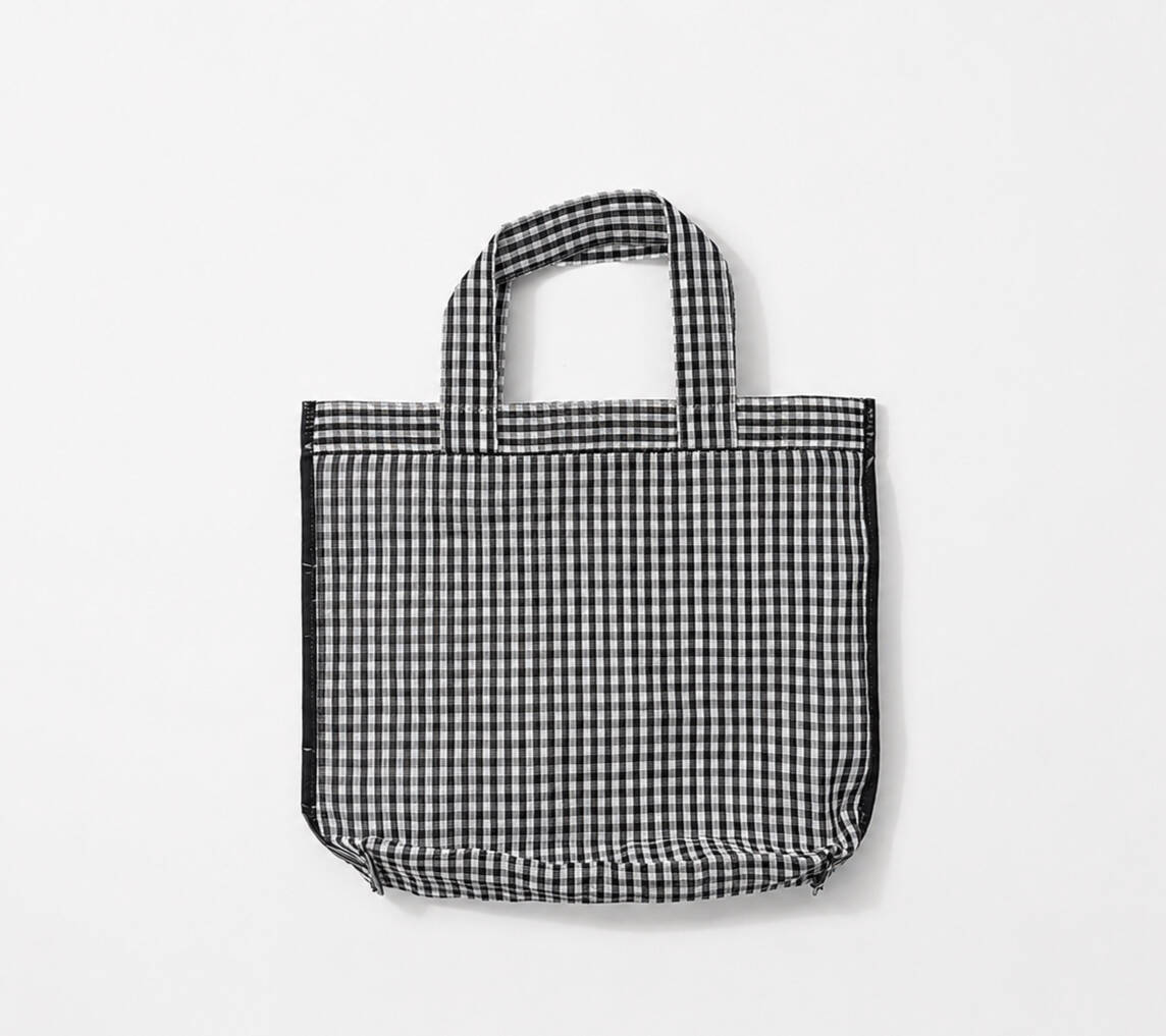 Diminutivo メッシュトート ギンガムチェック×Black｜Diminutivo 取扱